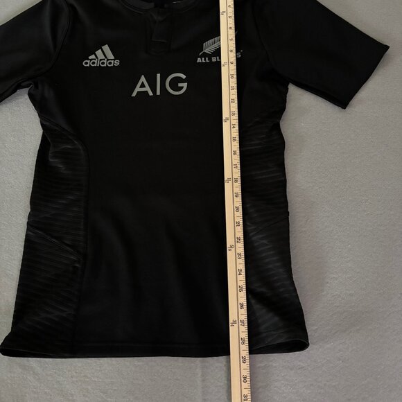 Adidas New Zealand All Blacks AIG Officially Licensed Home Jersey Mens Large - Picture 7 of 11